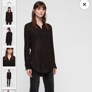All Saints Metallic Tunic